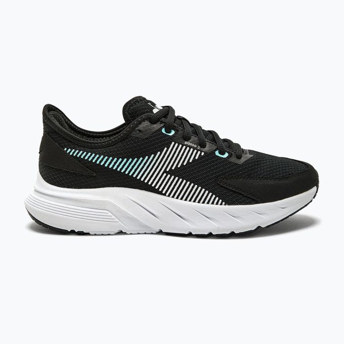 Pantofi de alergare pentru femei Diadora Passo 3 negru/alb/albastru de arabă 11