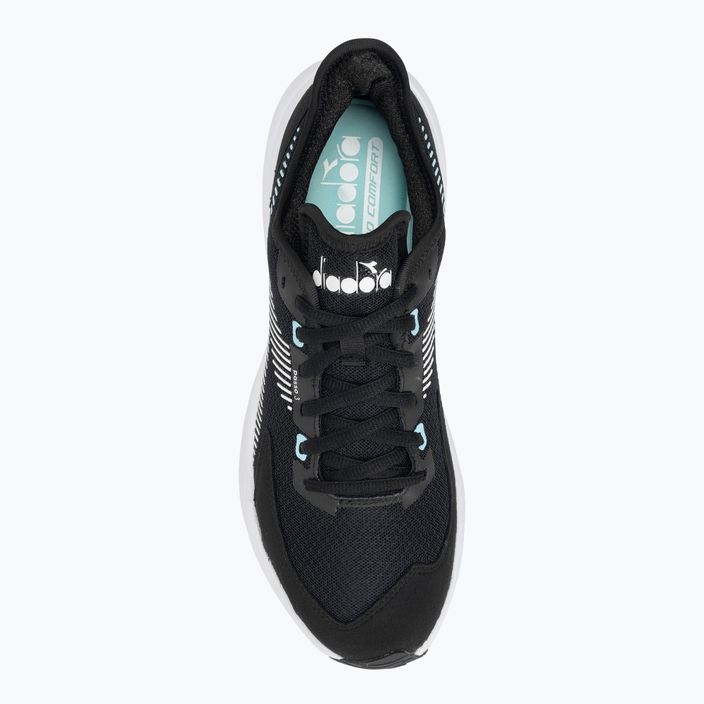 Pantofi de alergare pentru femei Diadora Passo 3 negru/alb/albastru de arabă 6