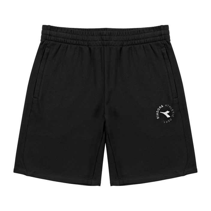 Pantaloni scurți pentru bărbați Diadora Bermuda Essential Sport nero 2