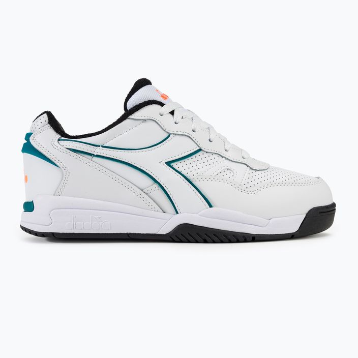 Încălțăminte Diadora Winner bianco/verd blu-capri 2