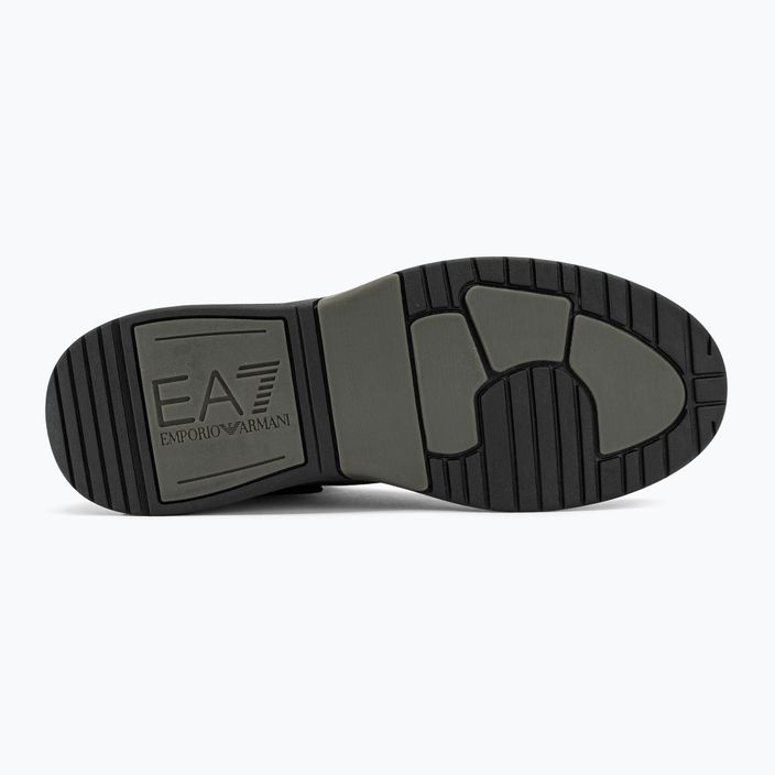 EA7 Emporio Armani Basket Mid triplu negru / aur pantofi 4