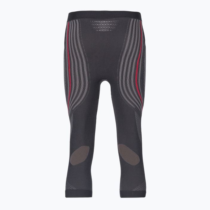 Pantaloni termoactivi pentru bărbați UYN Evolutyon UW Medium charcoal/white/red 2