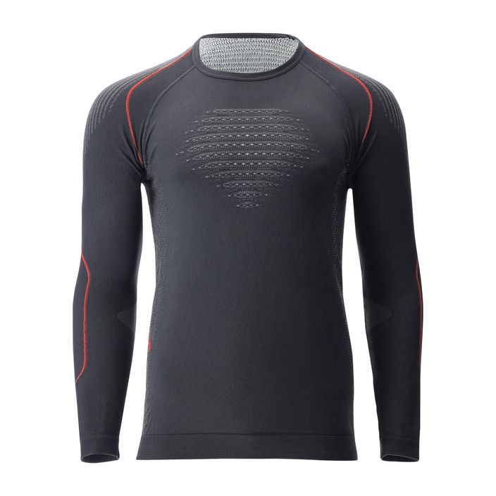 Hanorac termic pentru bărbați UYN Evolutyon Comfort UW Shirt charcoal/white/red 4