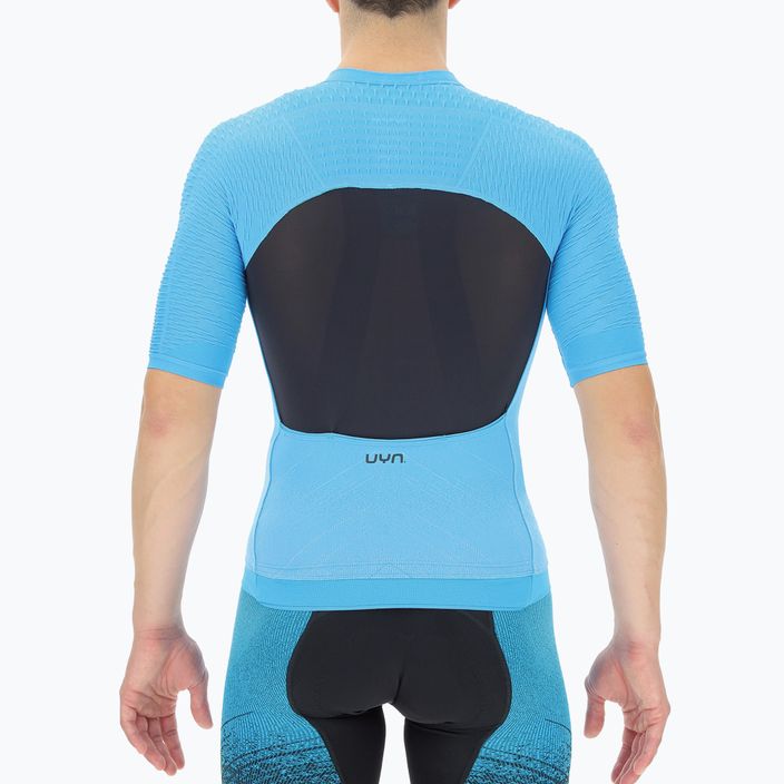 Tricoul de ciclism pentru bărbați UYN Airwing turquise/black 2