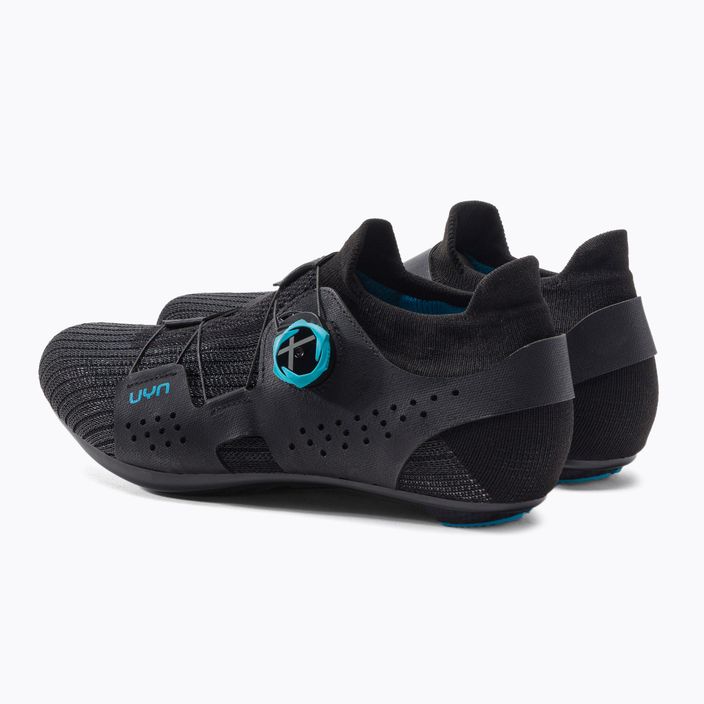 Pantofi de șosea pentru bărbați UYN Naked Carbon black/blue 3
