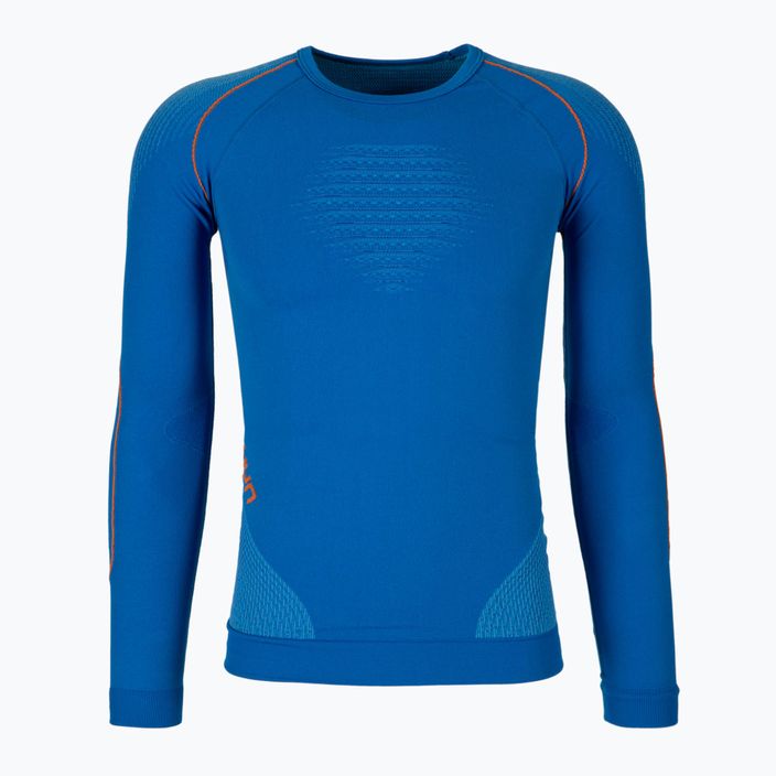Hanorac termic pentru bărbați UYN Evolutyon UW Shirt blue/blue/orange shiny