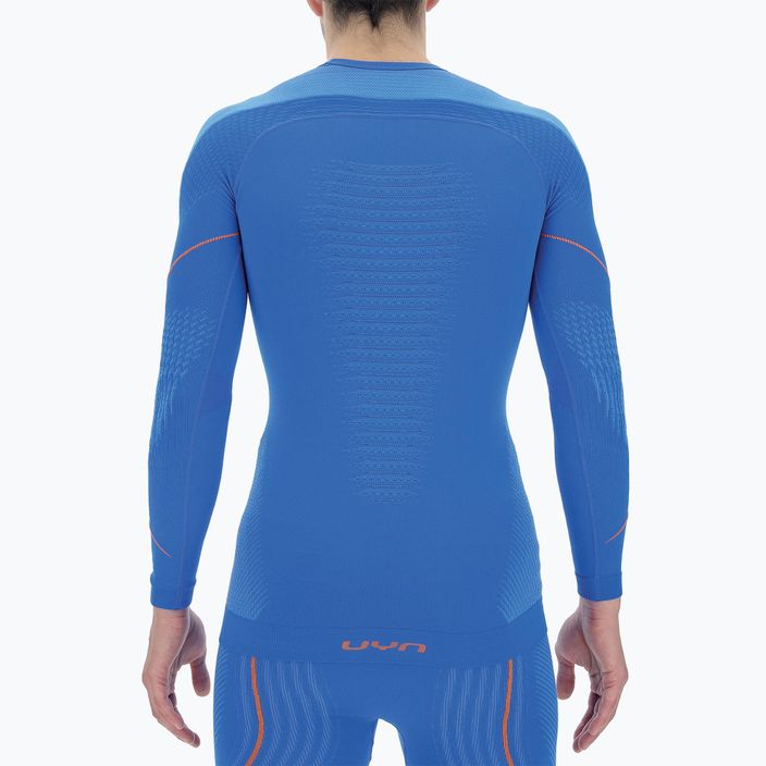Hanorac termic pentru bărbați UYN Evolutyon UW Shirt blue/blue/orange shiny 5