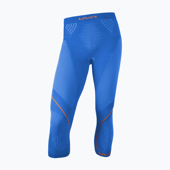 Pantaloni termoactivi pentru bărbați UYN Evolutyon UW Medium blue/blue/orange shiny 9