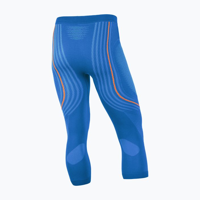 Pantaloni termoactivi pentru bărbați UYN Evolutyon UW Medium blue/blue/orange shiny 10