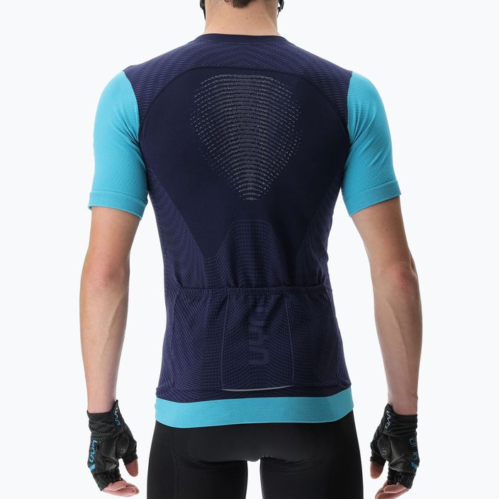 Tricoul de ciclism pentru bărbați UYN Garda peacot/blue radiance 2