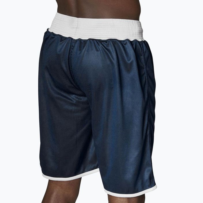 Pantaloni scurți reversibili pentru bărbați Leone Double Face Boxing albastru/roșu AB215 2