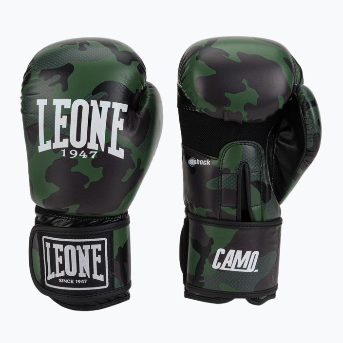 Mănuși de box Leone camo verde GN324 3
