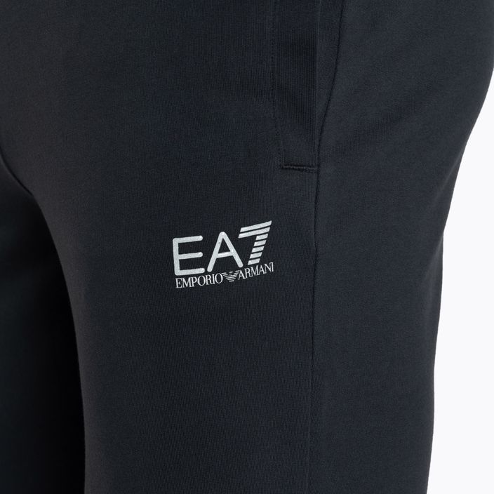 Pantaloni bărbătești EA7 Emporio Armani Emporio Armani Train Core ID Coft Slim cu logo albastru noapte/argintiu pentru bărbați 3