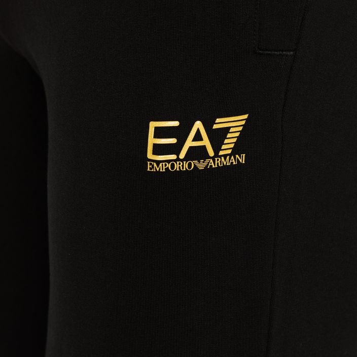 Pantaloni bărbătești EA7 Emporio Armani Emporio Armani Train Core ID Coft Slim cu logo negru/auriu 3