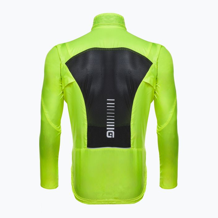 Jachetă de bicicletă pentru bărbați Alé Giubbino Light Pack galben L15046019 4