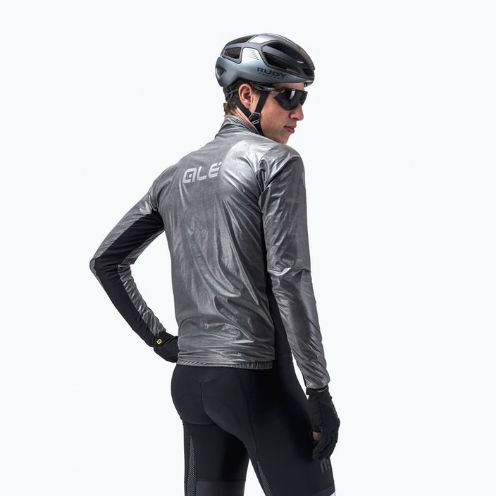 Jachetă de bicicletă pentru bărbați Alé Negru Gri reflectorizant L20037401 2