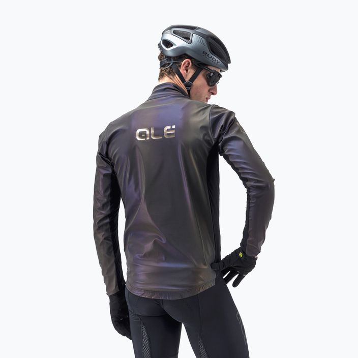 Jachetă de bicicletă pentru bărbați Alé Giubbino Iridescent Reflective L20036519 4