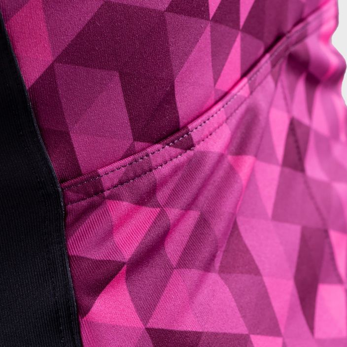 Tricou de ciclism pentru femei Alé Triangles roz-negru L21112543 8