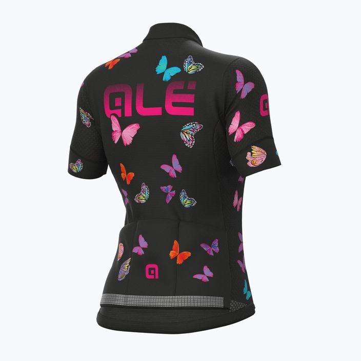 Tricou de ciclism pentru femei Alé Maglia Donna MC Butterfly negru L21169401 2