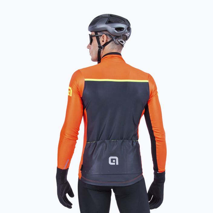 Jachetă de ciclism pentru bărbați Alé K-Tornado 2.0 portocaliu L22076401 2