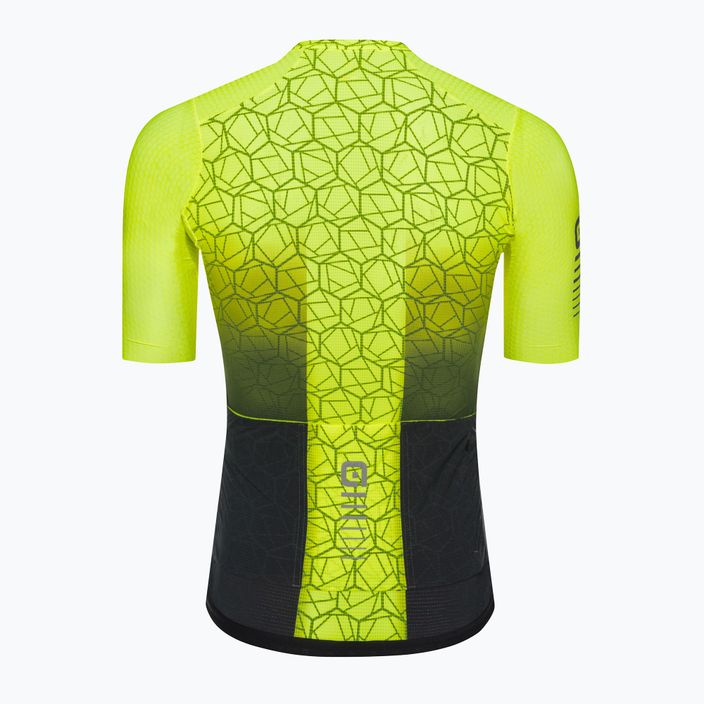 Tricou de ciclism Alé Velocity galben pentru bărbați L22141460 2