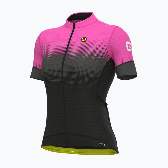 Tricou de ciclism pentru femei Alé Gradient negru/roz L22175543