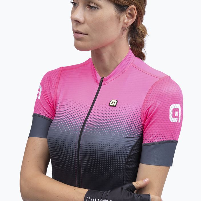 Tricou de ciclism pentru femei Alé Gradient negru/roz L22175543 5