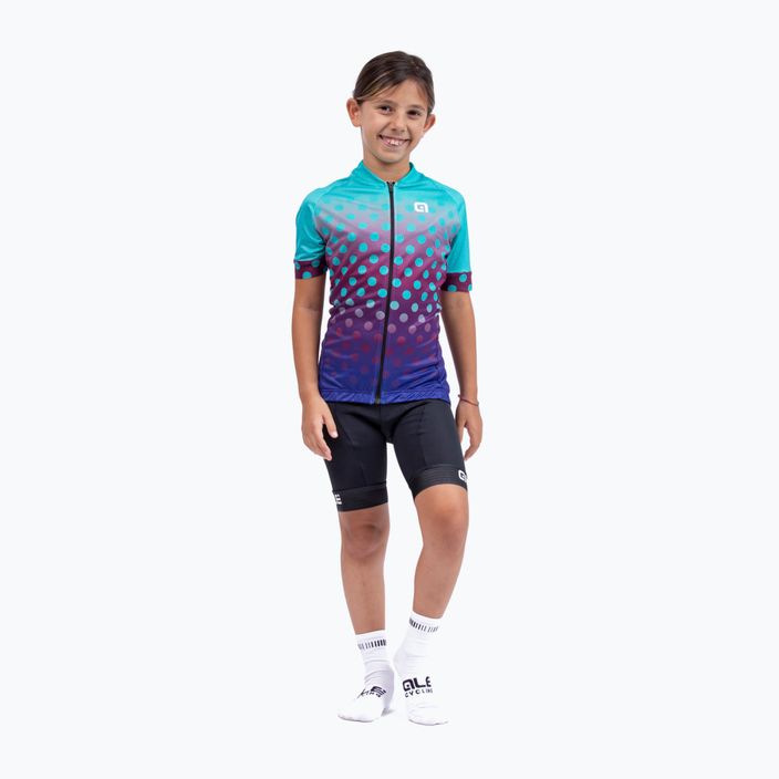 Copii Alé Maglia MC Bubble pentru copii tricou de ciclism albastru L22227462 5
