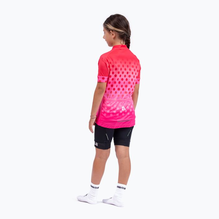 Copii Alé Maglia MC Bubble tricou de ciclism pentru copii roz L22227405 6