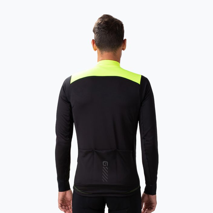 Jachetă de ciclism pentru bărbați Alé Fondo 2.0 galben L23014460 2
