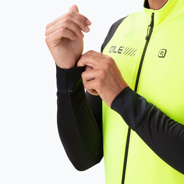 Jachetă de ciclism pentru bărbați Alé Fondo 2.0 galben L23014460 4