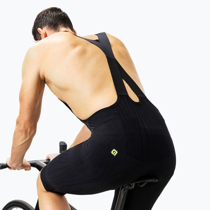 Pantaloni scurți de ciclism pentru bărbați Alé Watt 3.6 bibshorts negri L23098401 4