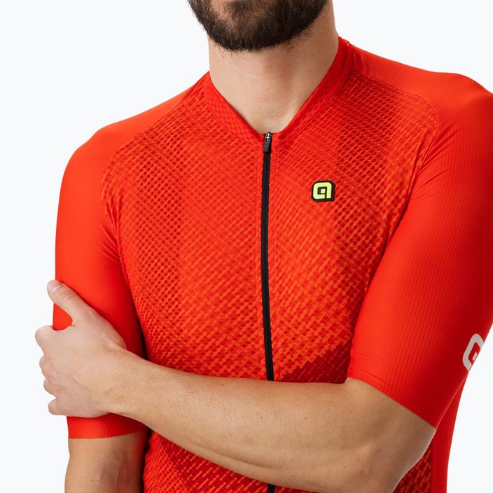 Tricou de ciclism pentru bărbați Alé Web roșu L23091405 4