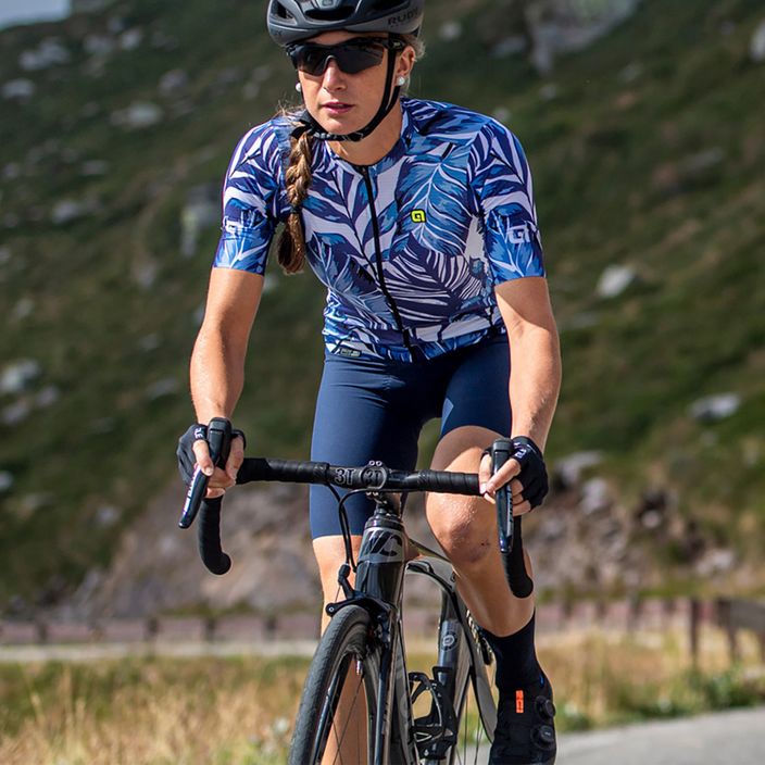 Tricou de ciclism pentru femei Alé Leaf albastru L23118402 10