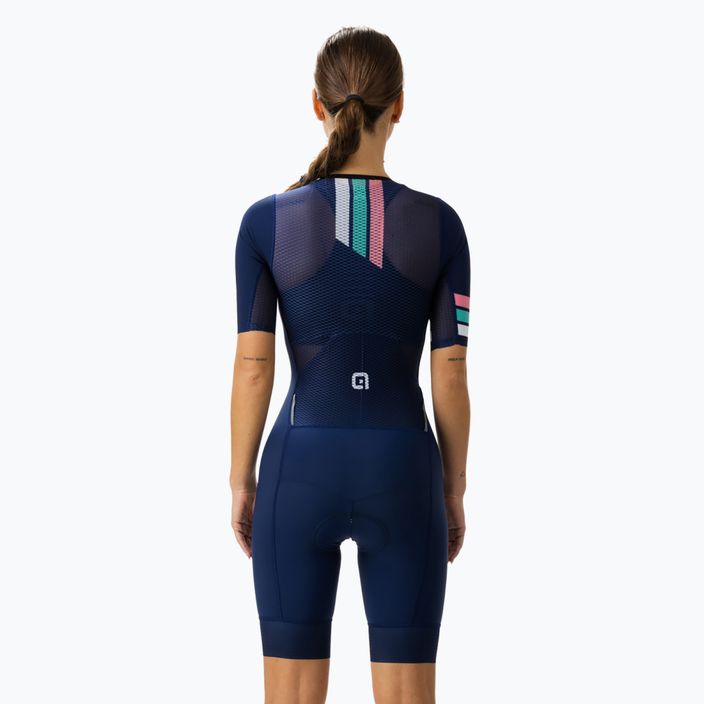 Combinezon de ciclism pentru femei Alé Trigger blue 2