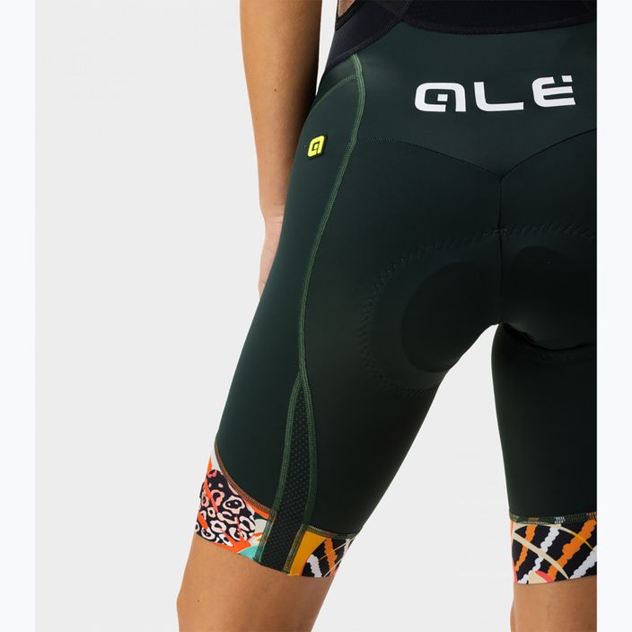 Pantaloni scurți de ciclism pentru femei Alé Rio bibshorts portocalii L23172529 6