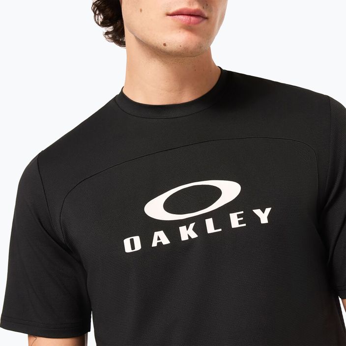 Tricou de ciclism pentru bărbați Oakley Free Ride RC blackout 6