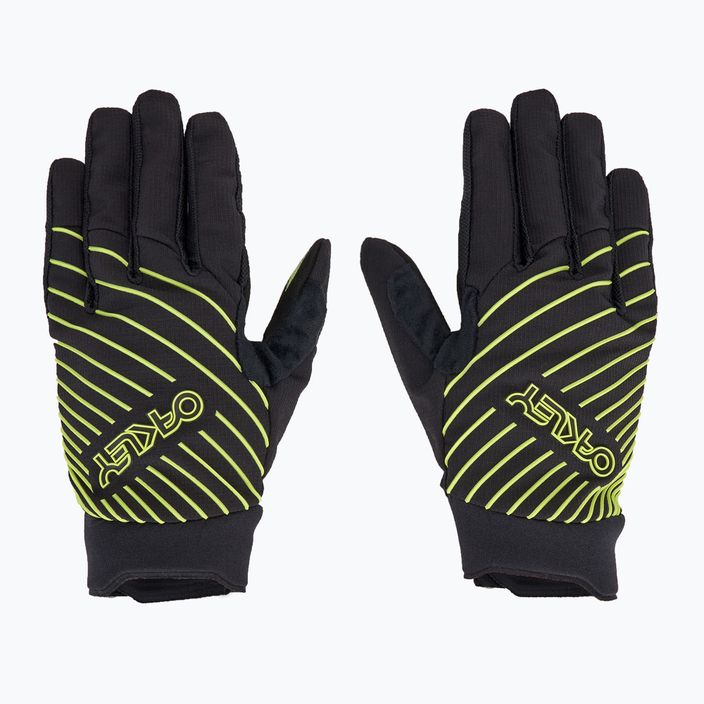 Oakley Drop In MTB Glove 2.0 negru/lt verde mănușă de ciclism 3