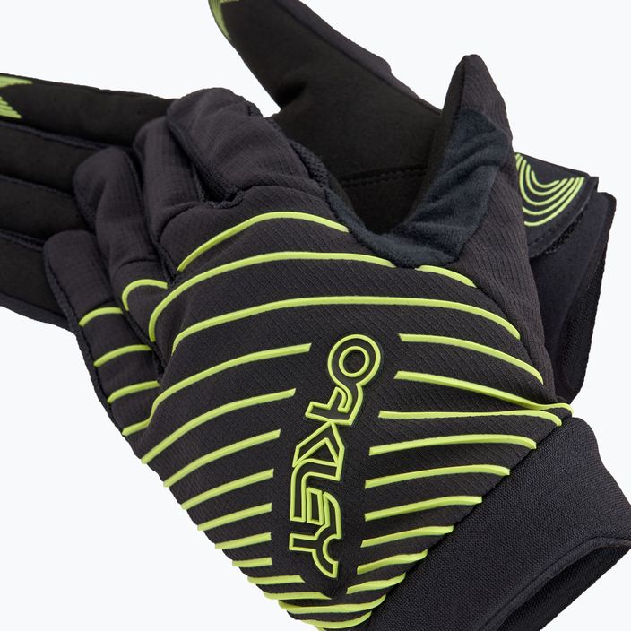 Oakley Drop In MTB Glove 2.0 negru/lt verde mănușă de ciclism 4