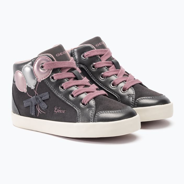 Încălțăminte pentru copii Geox Kilwi dark grey/dark pink 4