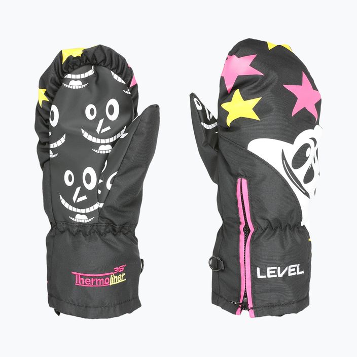 Level Lucky Mitt mănuși de schi pentru copii ninja roz pentru copii 6