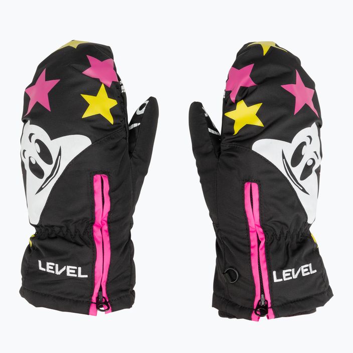 Level Lucky Mitt mănuși de schi pentru copii ninja roz pentru copii 3