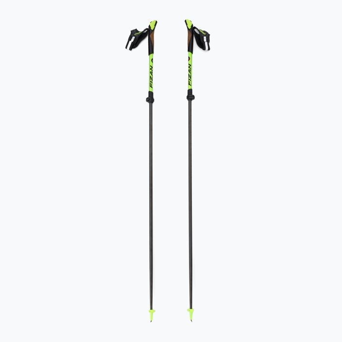 FIZAN Carbon Pro Nordic Walking Sticks galben S20 CA07