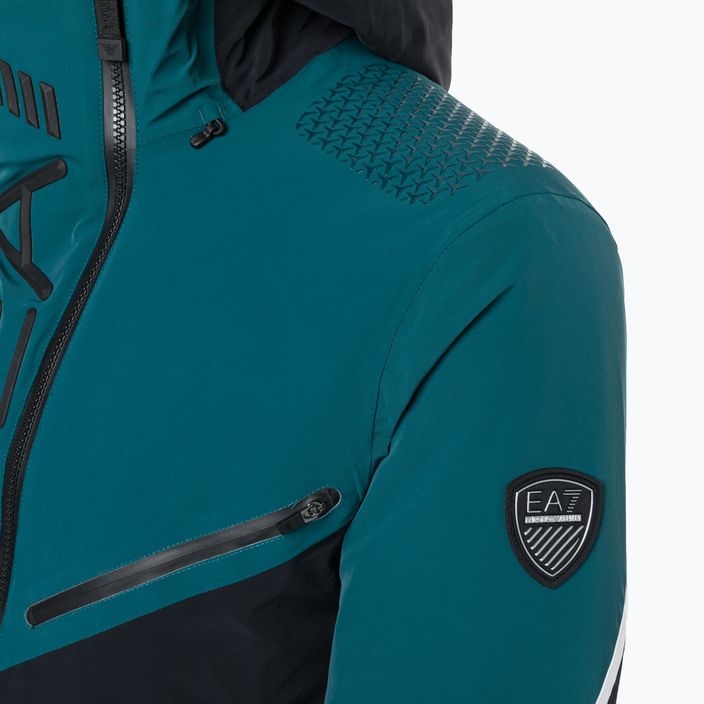 Jachetă de schi pentru bărbați EA7 Emporio Armani Giubbotto 6RPG02 reflectorizantă cu lire reflectorizante 3