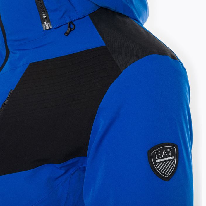 Jacheta de schi pentru bărbați EA7 Emporio Armani Giubbotto 6RPG07 albastru regal nou 5