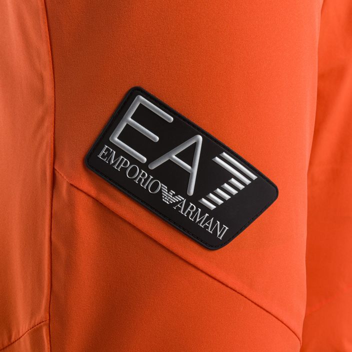 EA7 Emporio Armani pantaloni de schi pentru bărbați Pantaloni 6RPP27 portocaliu fluo 4