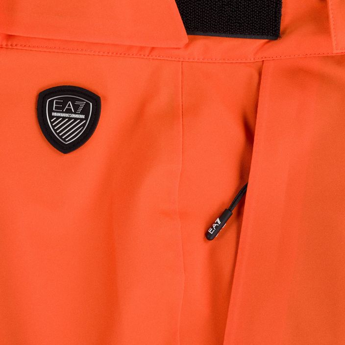 EA7 Emporio Armani pantaloni de schi pentru bărbați Pantaloni 6RPP27 portocaliu fluo 5
