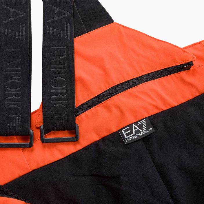 EA7 Emporio Armani pantaloni de schi pentru bărbați Pantaloni 6RPP27 portocaliu fluo 7