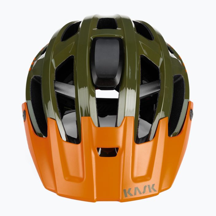 Cască de biciclist KASK Rex verde-portocaliu CHE00038.266 2