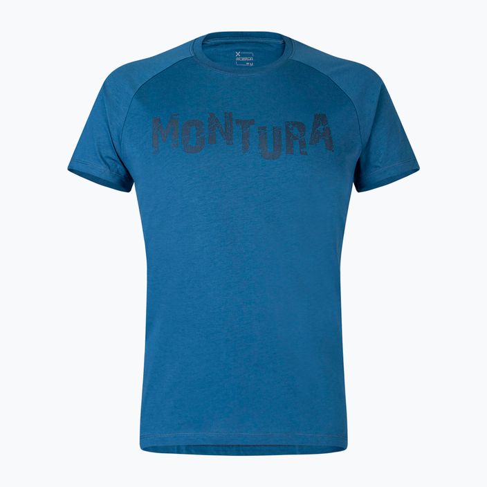 Tricou pentru bărbați Montura Karok deep blue delave